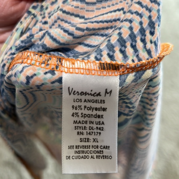 EUC Veronica M - Maxi Dress Size XL multicolor - Picture 7 of 7